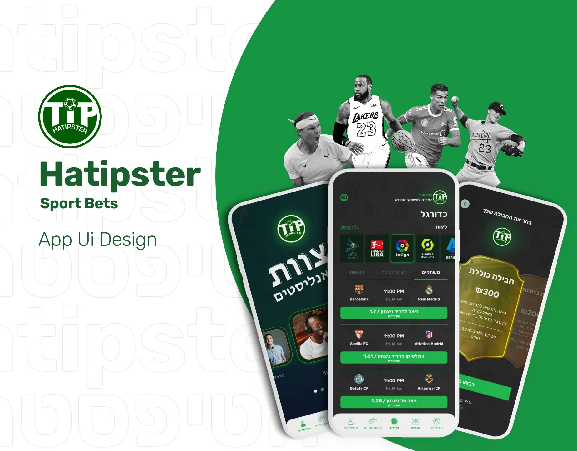 Hatipster Mobile App UI/UX COVER  Home COVER