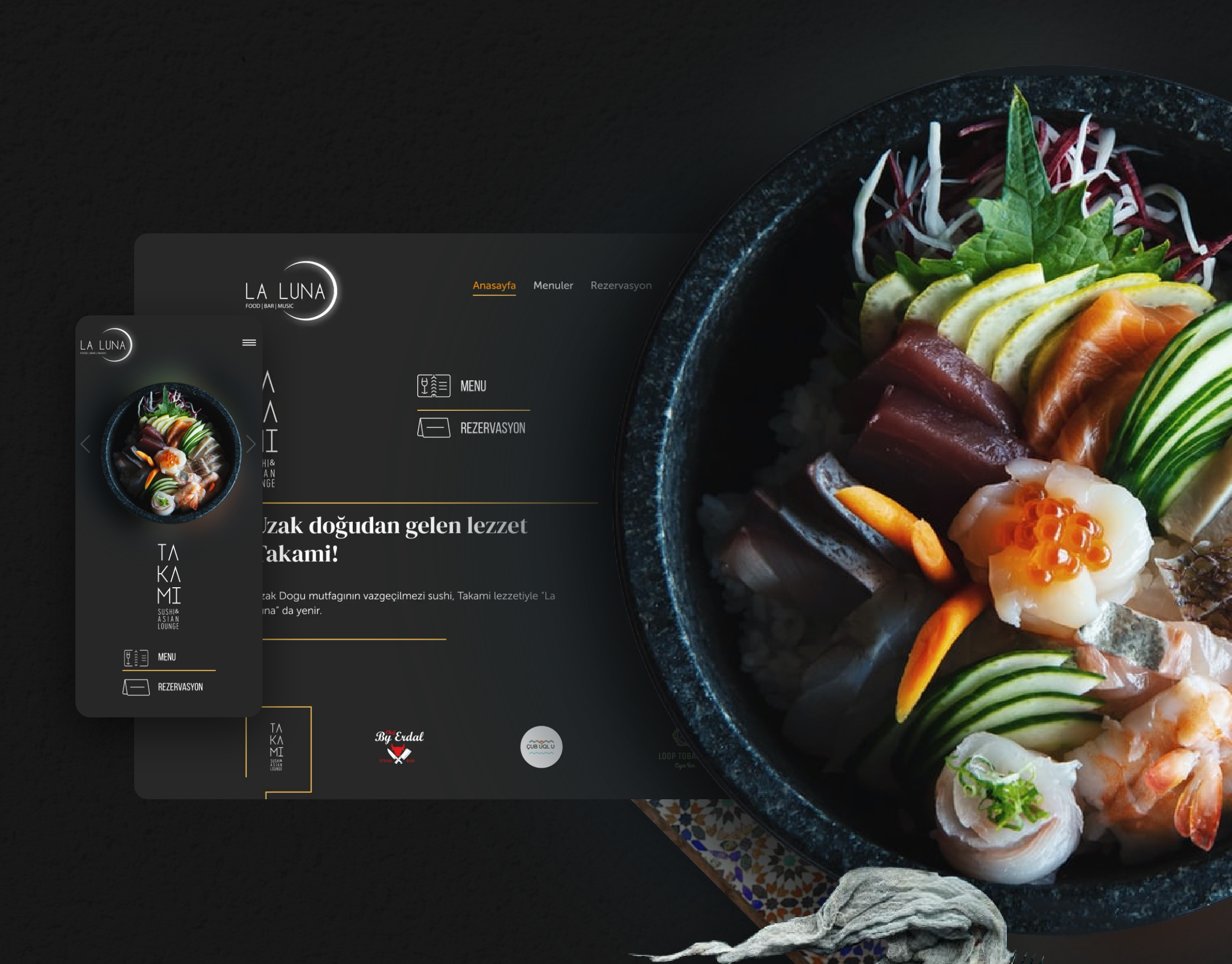 La Luna Restaurant UI/UX Design LA LUNA2  Home LA LUNA2