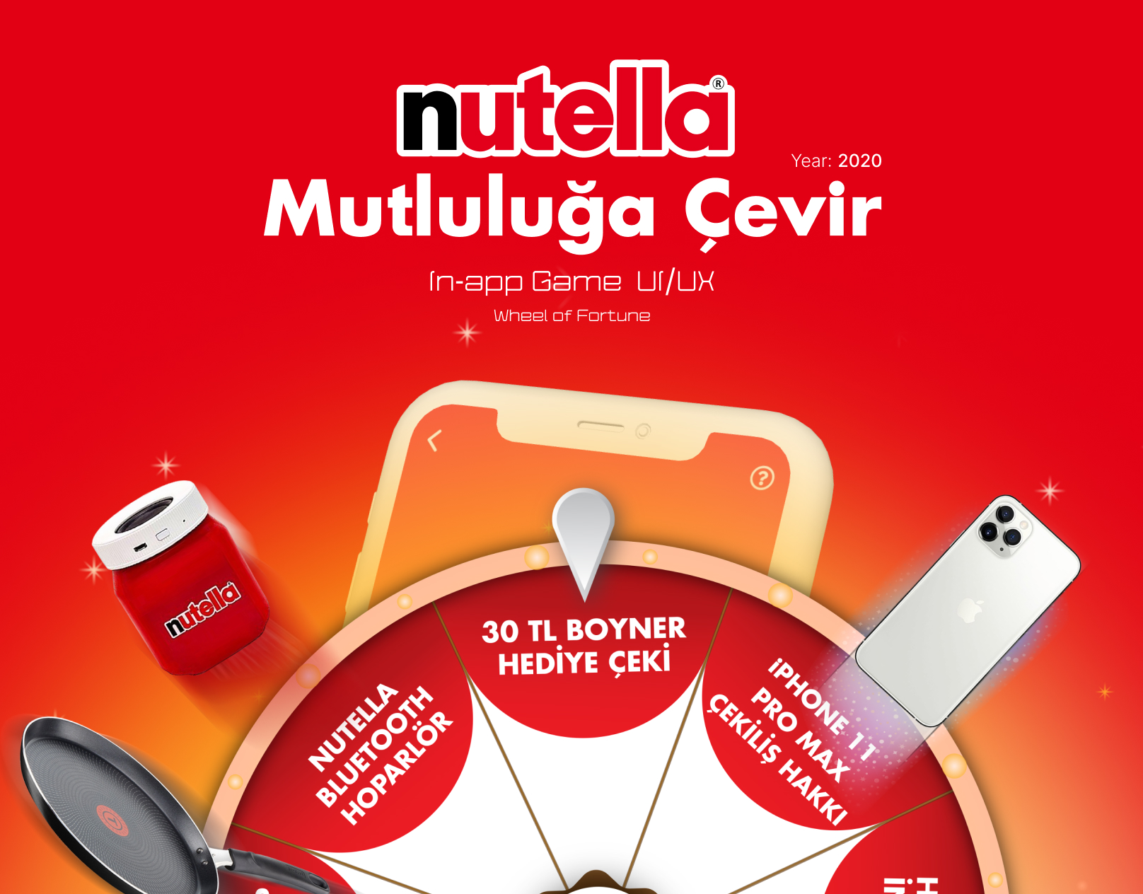 Nutella Campaign Gamification UI Design thumbnail  Home thumbnail